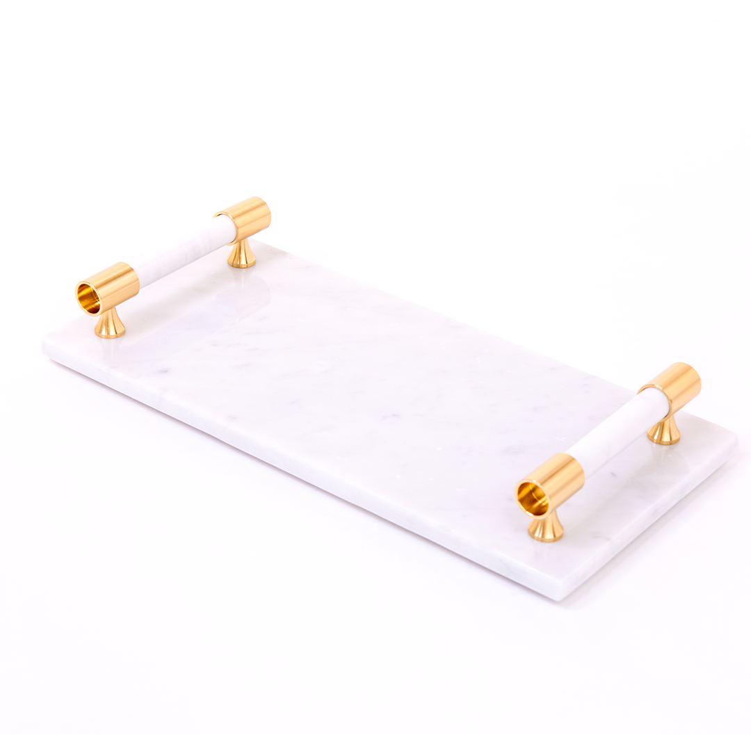 LE GEMME CARRARA MARBLE TRAY