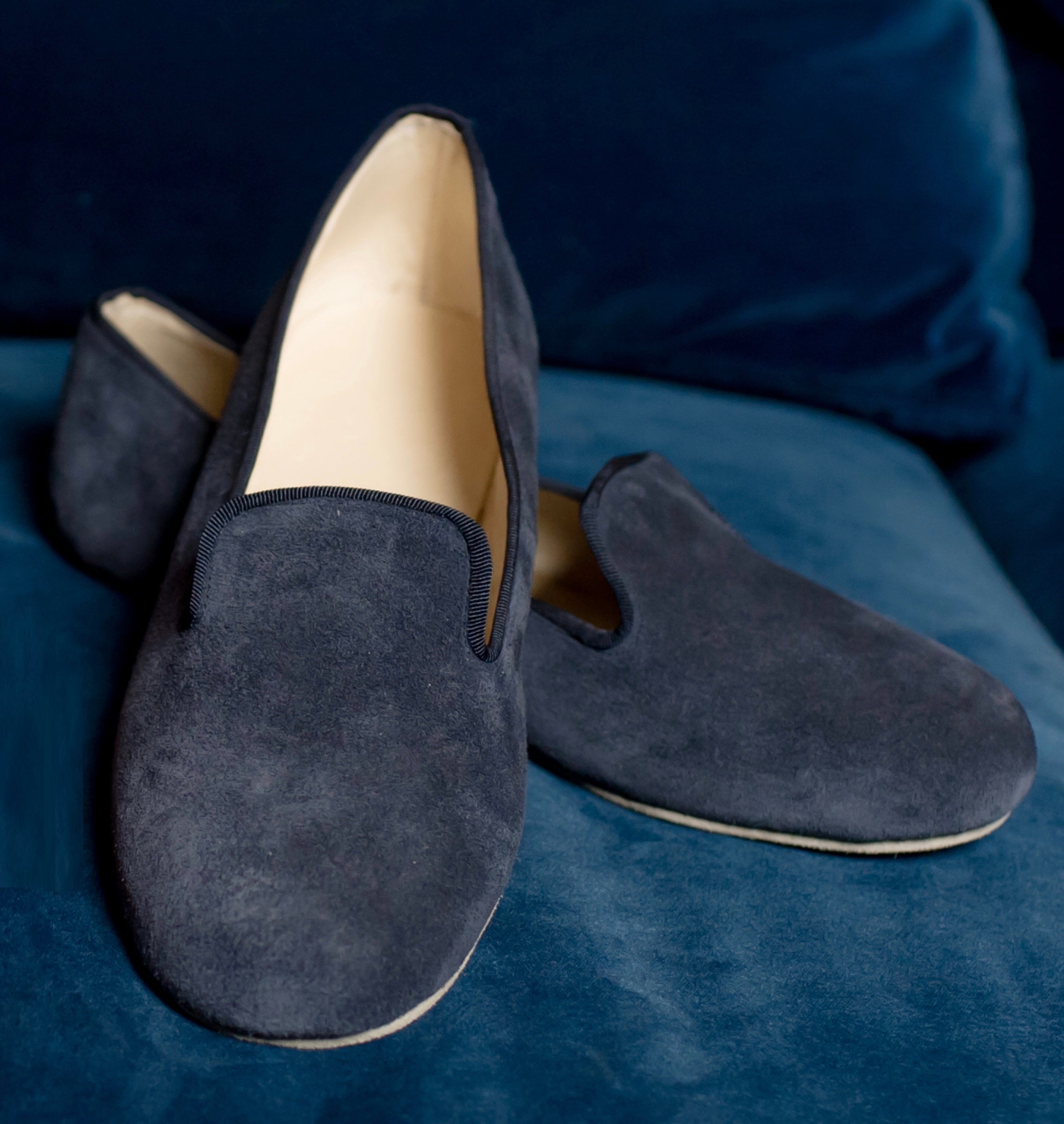 Blu Casa Suede Loafers