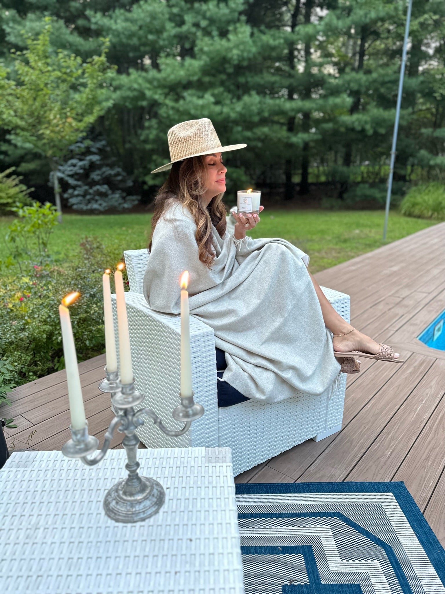 CASHMERE THROW