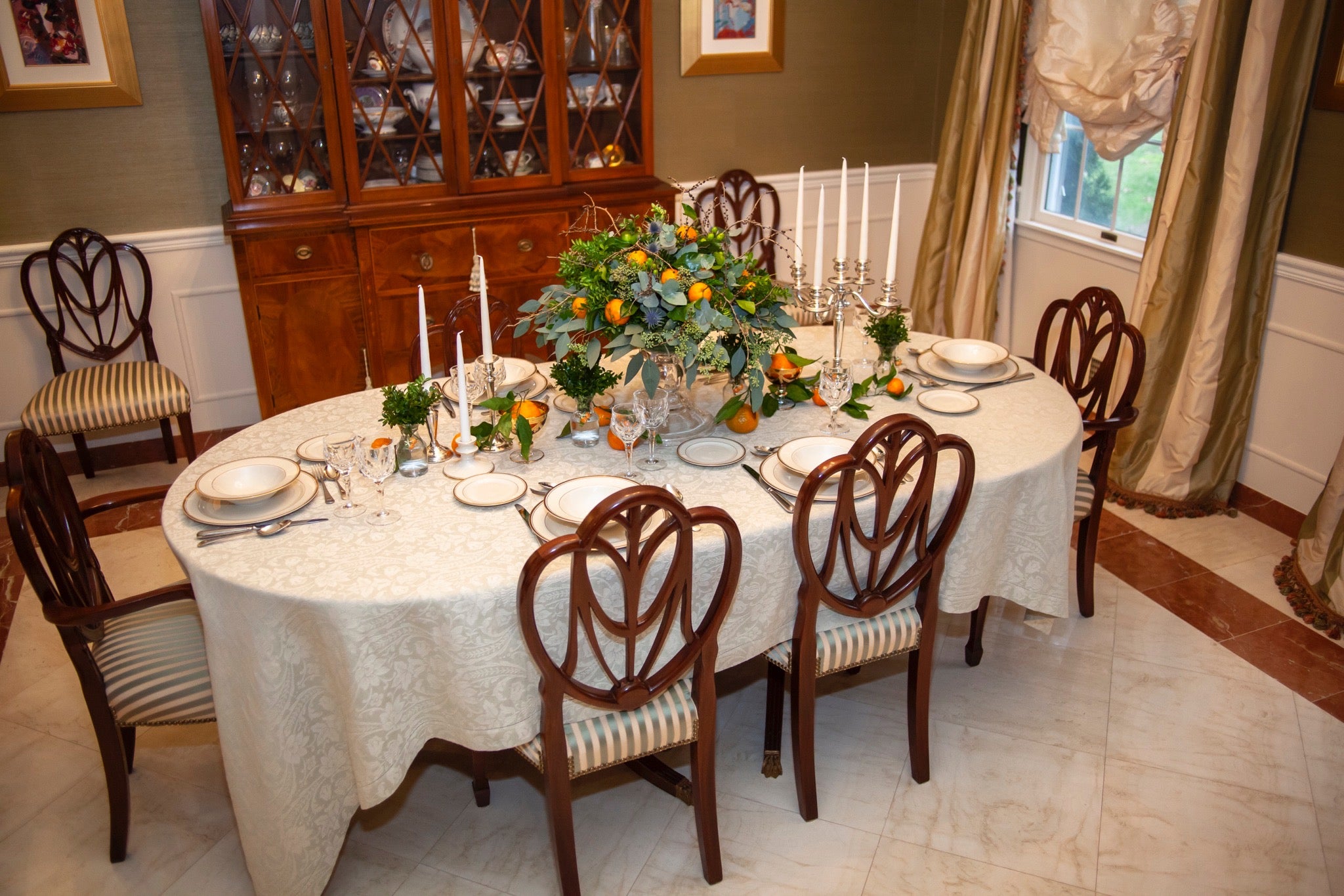 TASCA TABLECLOTH - 69" X 69"