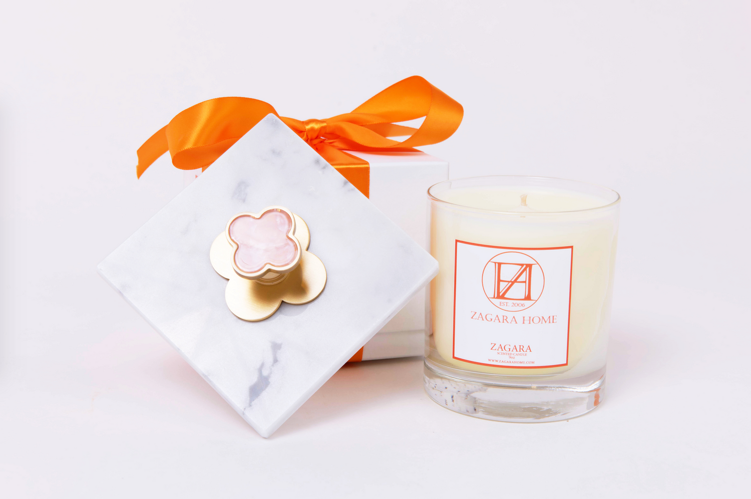 LE GEMME PINK PEARL SNUFFER & CANDLE