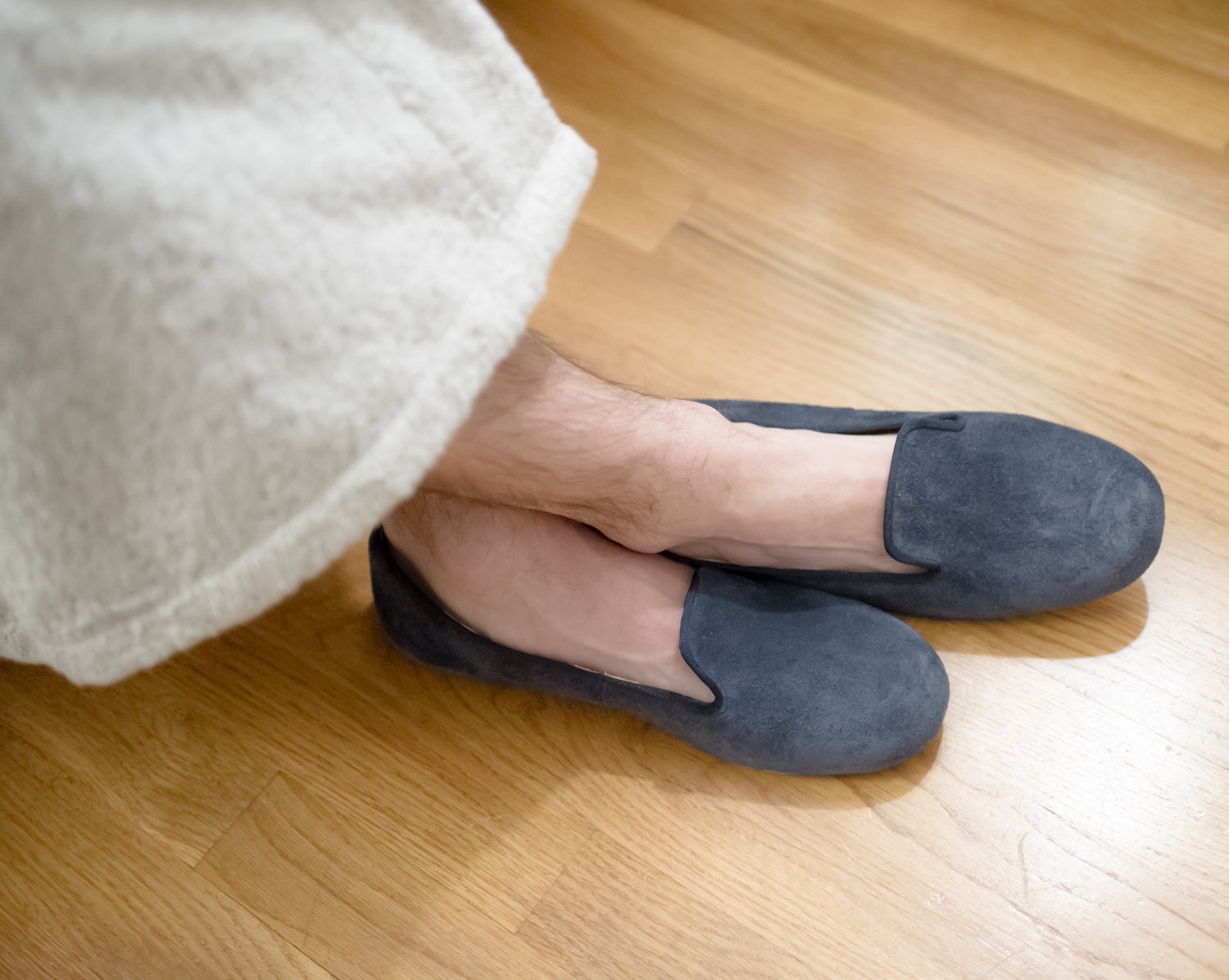 Blu Casa Suede Loafers