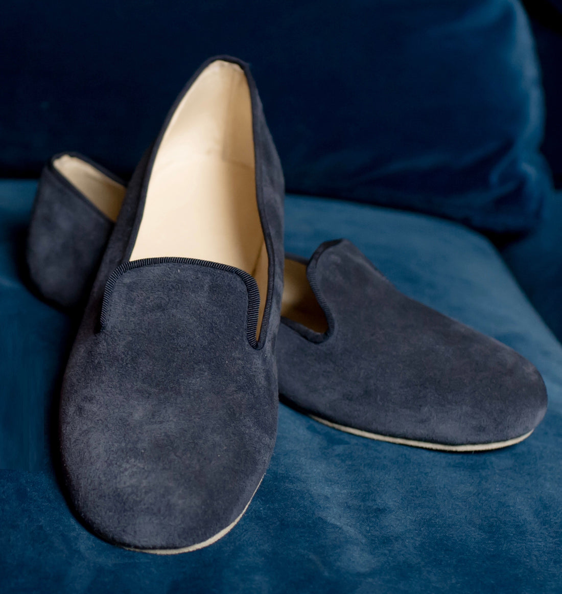 Blu Casa Suede Loafers