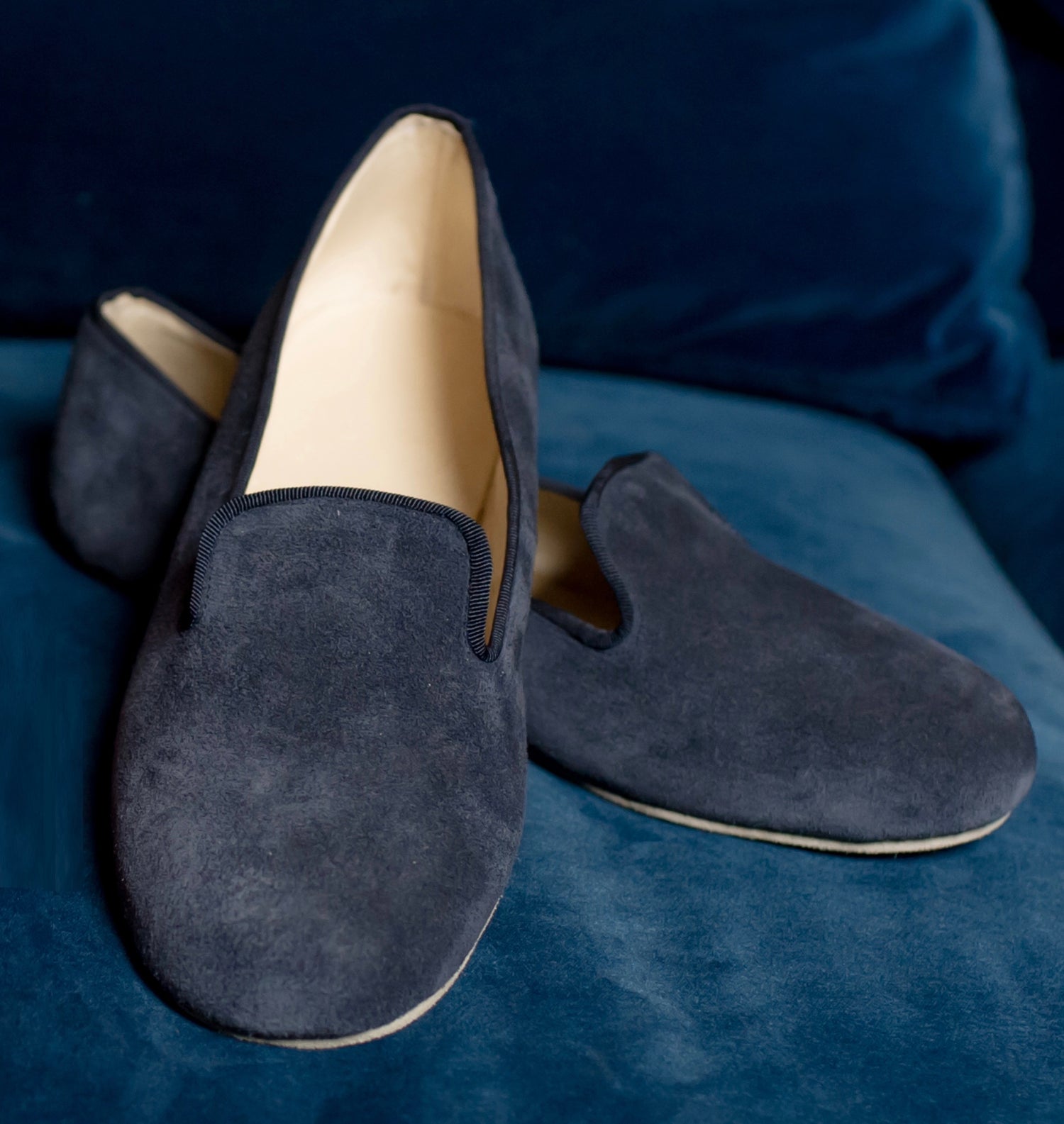 Blu Casa Suede Loafers
