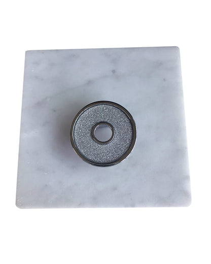 CARRARA MARBLE MINI SWAROVSKI CRYSTAL SNUFFER