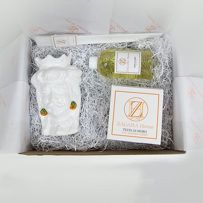 TESTA DI MORO CANDLE AND CICCIO DIFFUSER SET