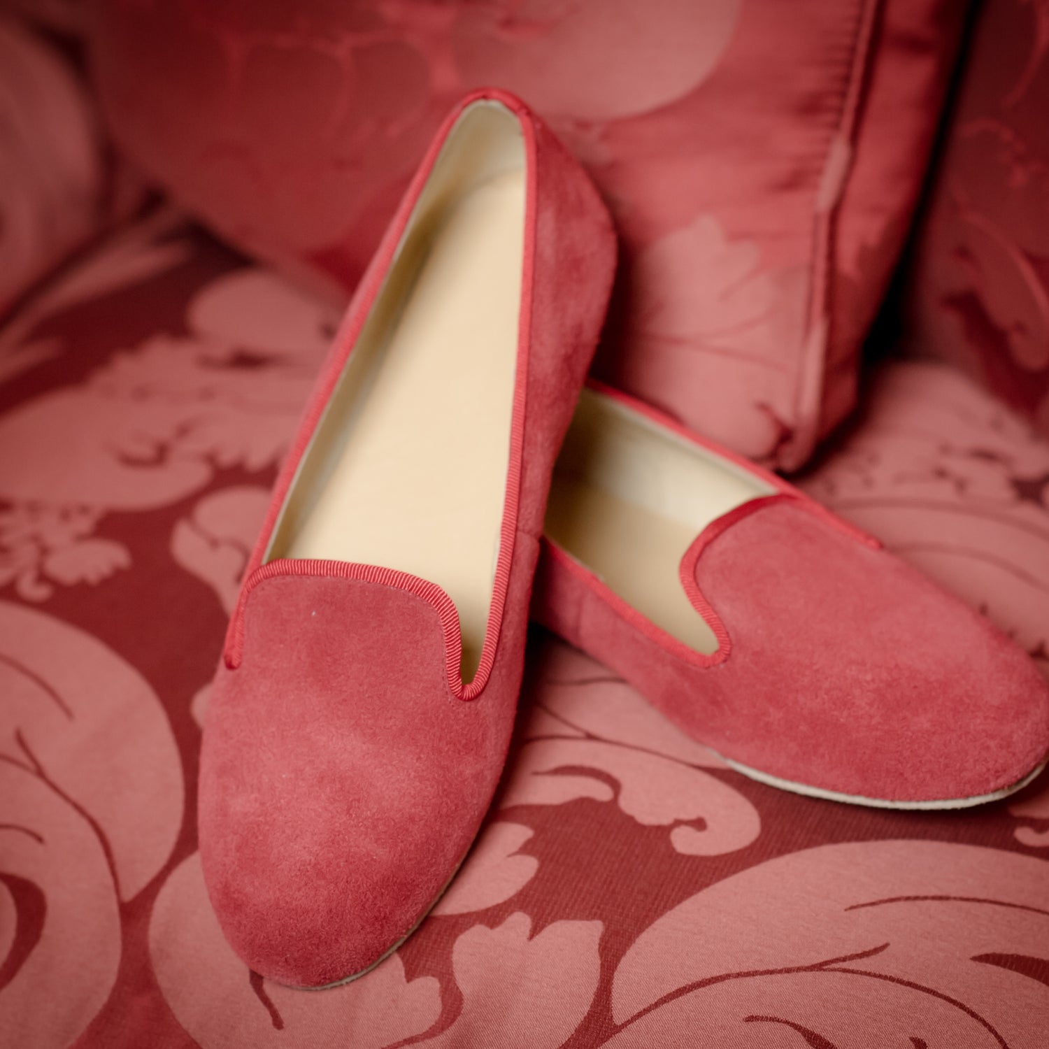 Rosso Casa Suede Loafers