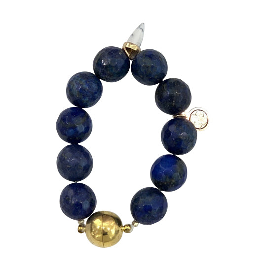 LAPIS - HOWLITE DAGGER NAPKIN  RING AND GLASS MARKER (set of 4)