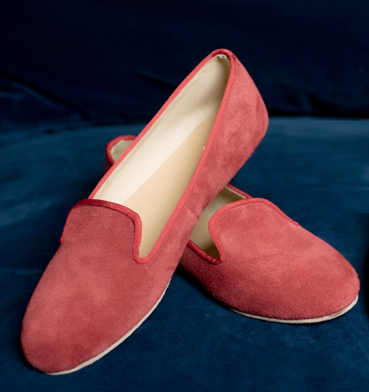 Rosso Casa Suede Loafers
