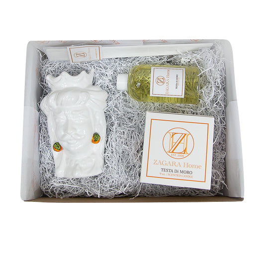 TESTA DI MORO CANDLE AND CICCIO DIFFUSER SET