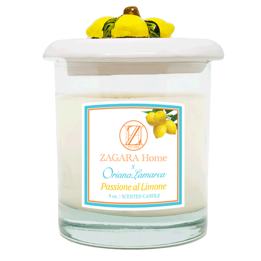 PASSIONE AL LIMONE FRAGRANCE CANDLE AND SNUFFER
